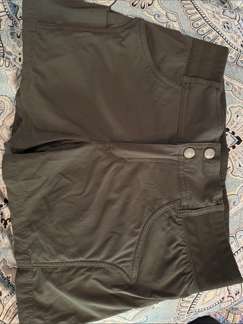 Title Nine Grey Utility Pull-On Shorts